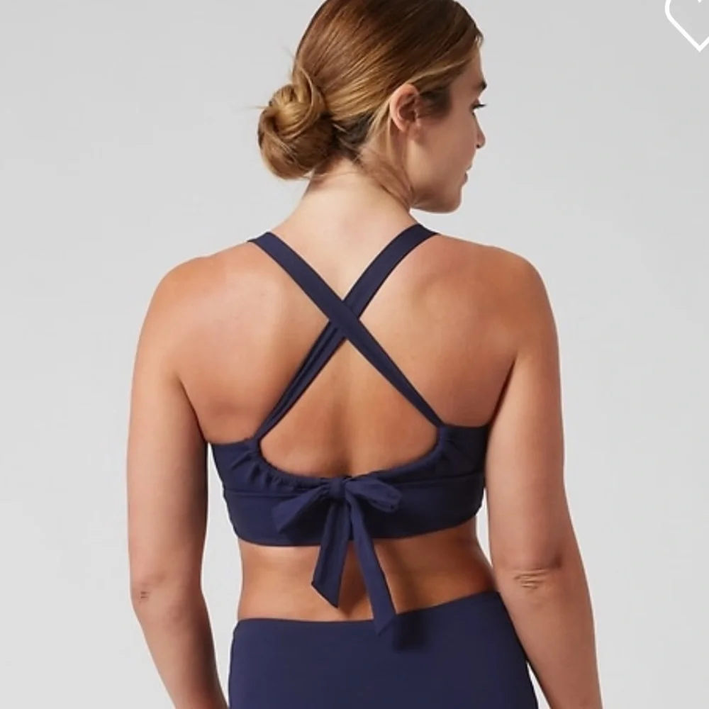 💙 Athleta Plunge Bikini Top A-C // Dress Blue #530867